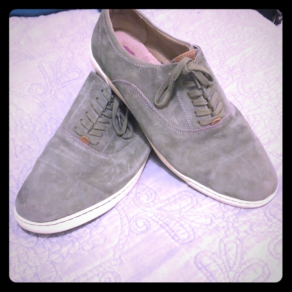 Green Hush Puppies sneakers